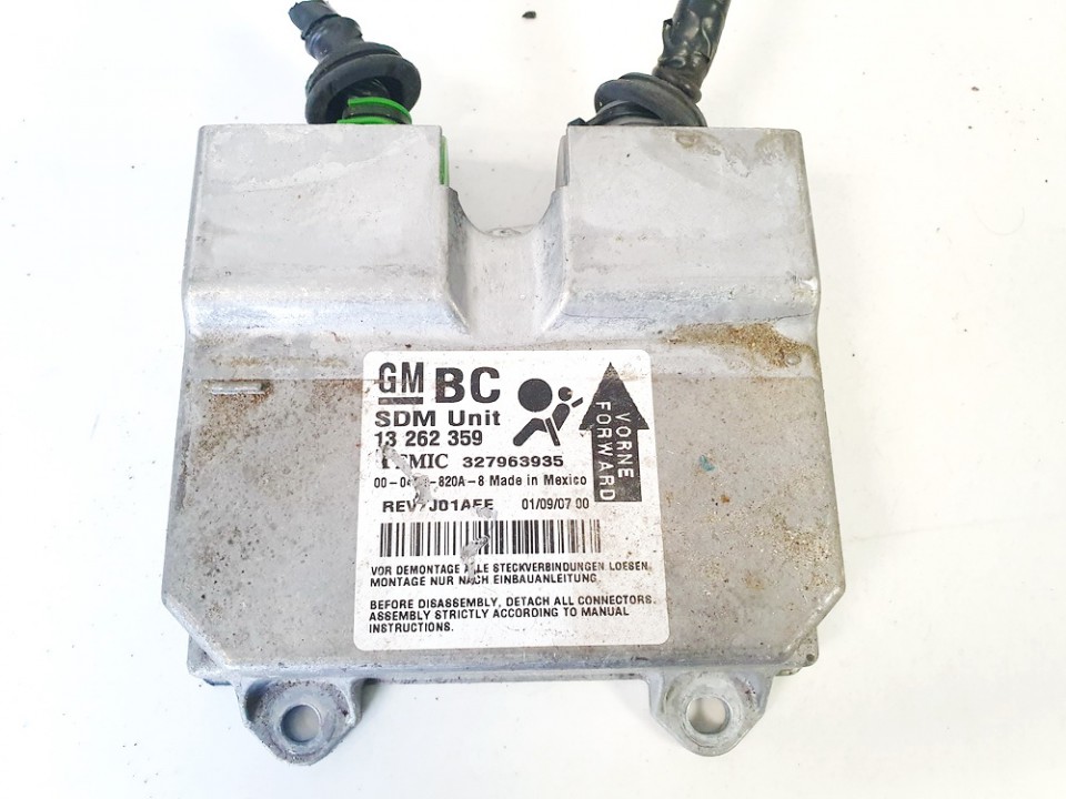 13262359 Opel Corsa 2007 Airbag crash sensors module
