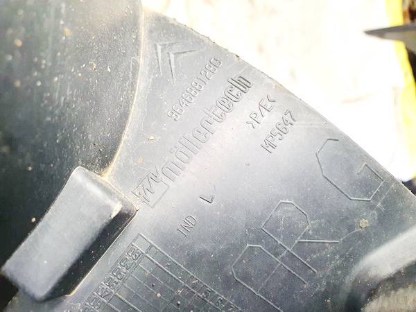9646881280 Citroen C4 2007 Plastic Inner Fender - REAR LEFT - Thumbnail 3
