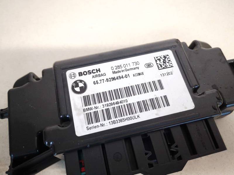 6577929649401 BMW 3-Series 2012 SRS AIRBAG KOMPIUTERIS - ORO PAGALVIU VALDYMO BLOKAS - Thumbnail 2