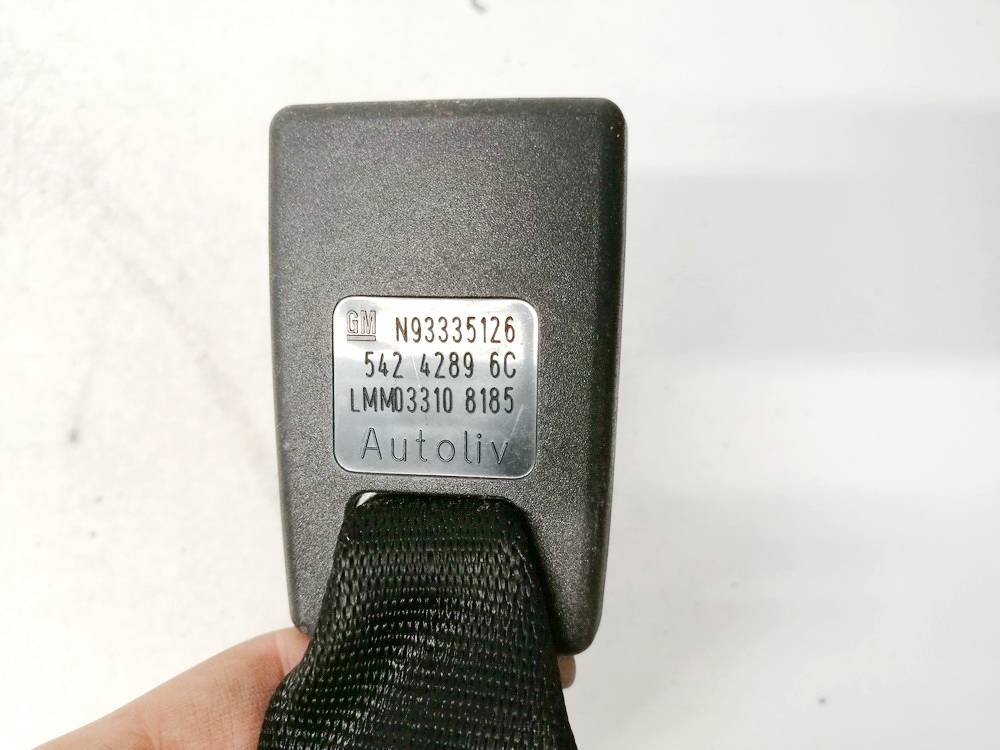 54242896C Opel Meriva 2003 Zaczep pasa bezpieczeństwa - TYLNE ŚRODEK - Thumbnail 3