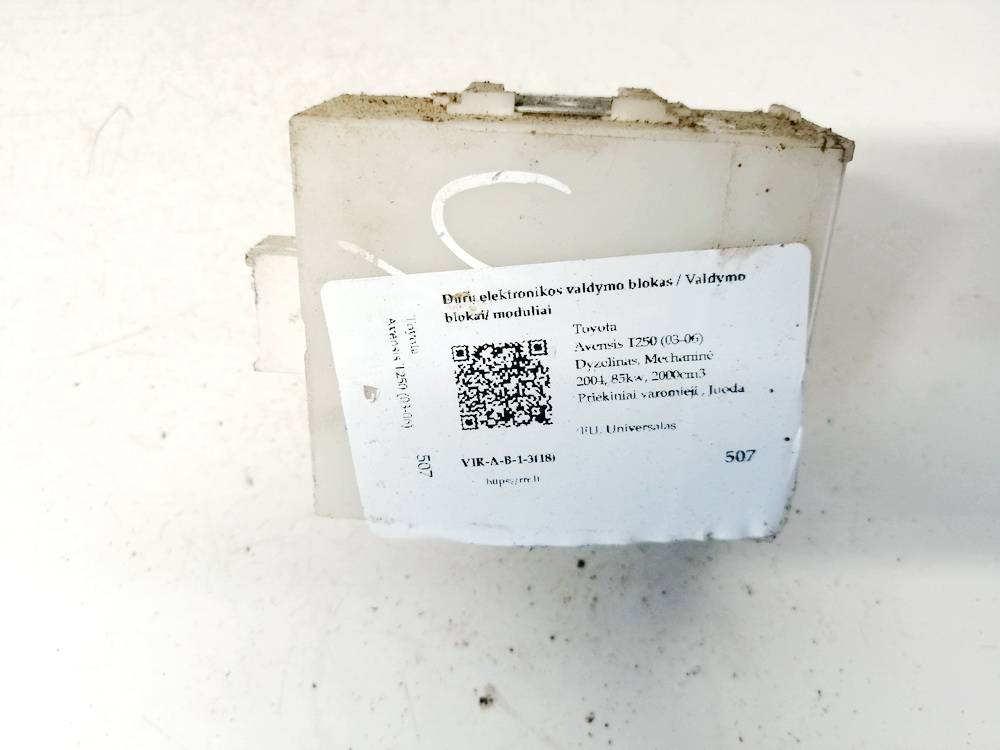 8974105070 Toyota Avensis 2004 Other computers