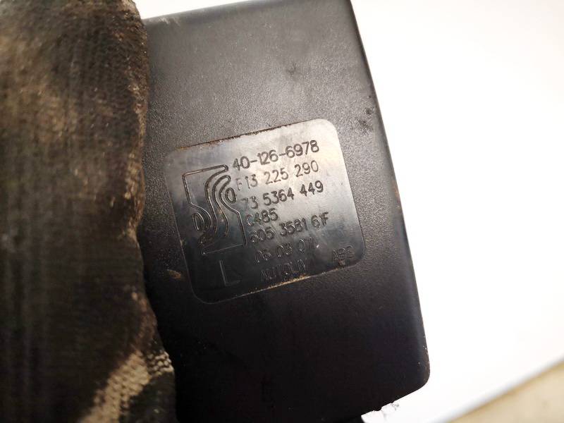 13225290 Opel Corsa 2007 Seat belt holder (Seat belt Buckle) - REAR LEFT - Thumbnail 3