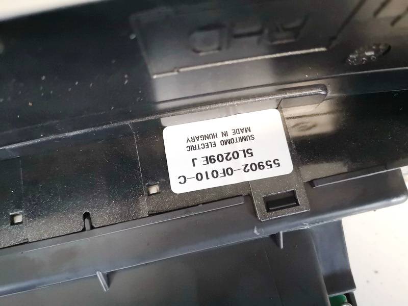 559020F010C Toyota Corolla Verso 2006 Climate Control Panel (heater control switches) - Thumbnail 2