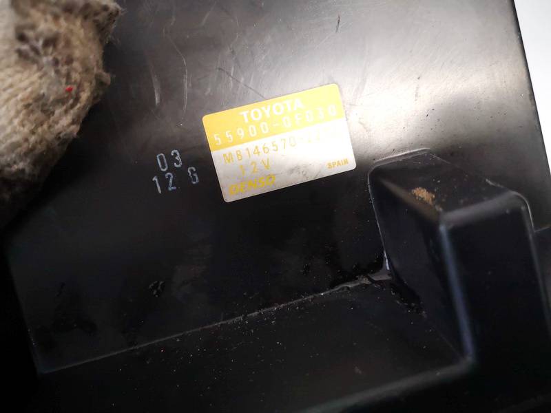 559020F010C Toyota Corolla Verso 2006 Climate Control Panel (heater control switches) - Thumbnail 3