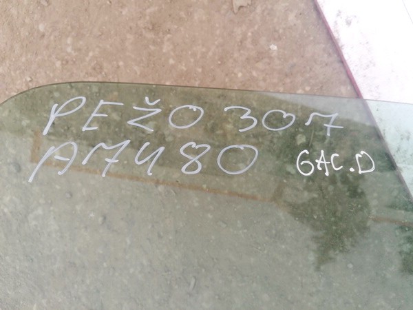 Peugeot 307 2002 Door-Drop Glass - REAR RIGHT - Thumbnail 3