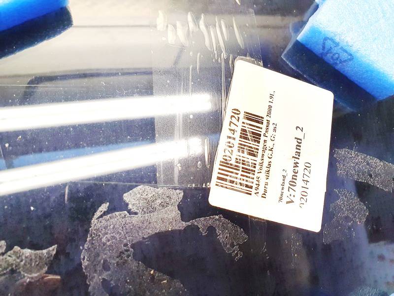 DOT90AS2M30A Volkswagen Passat 2000 Door-Drop Glass - REAR LEFT - Thumbnail 2