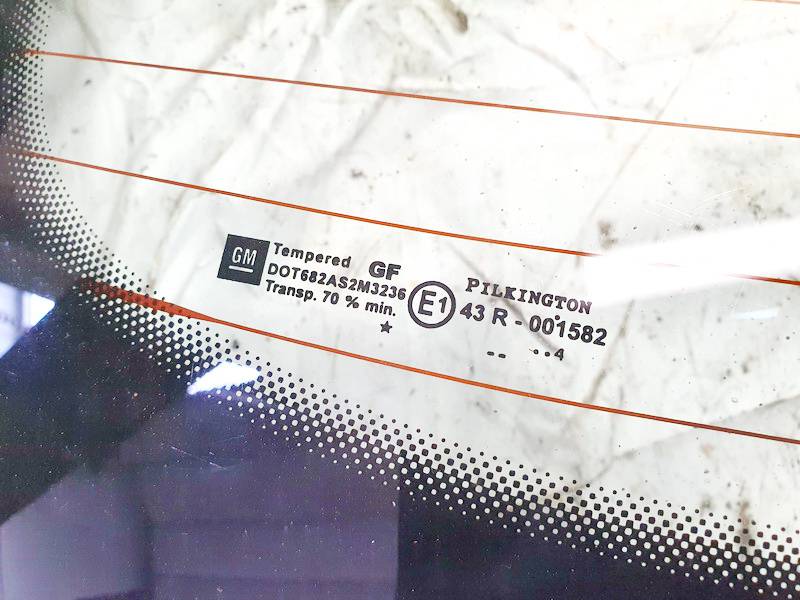 DOT682AS2M3236 Opel Astra 2004 Window - REAR - Thumbnail 3