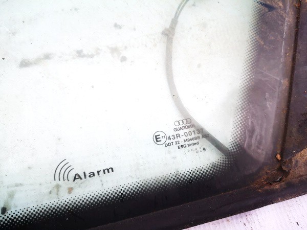 Audi A6 1999 Szyba okna ćwierćowego narożnego - TYLNE PRAWE - Thumbnail 2