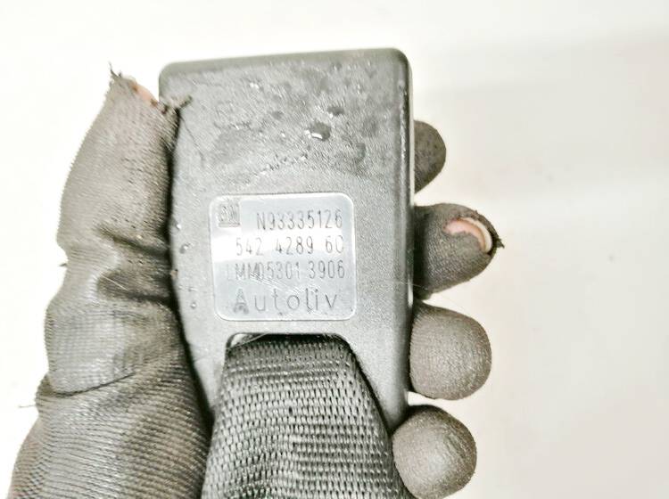 N93335126 Opel Meriva 2005 Seat belt holder (Seat belt Buckle) - REAR RIGHT - Thumbnail 3