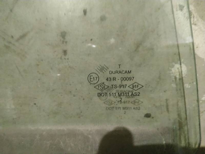 AS2 Dacia Logan 2012 Szyba drzwi - TYLNE PRAWE - Thumbnail 2