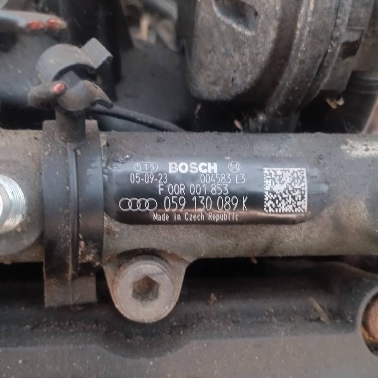 059130089K Audi A6 2005 Fuel injector rail (injectors)(Fuel distributor) - Thumbnail 3