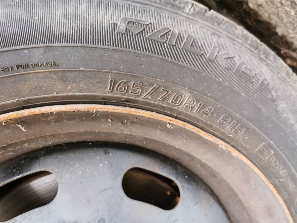 4X100 Nissan Micra 2013 Komplet stalowych felg R14 - Thumbnail 5