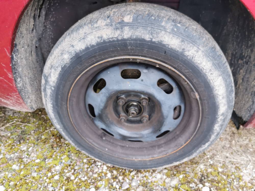 4X100 Nissan Micra 2013 Komplet stalowych felg R14