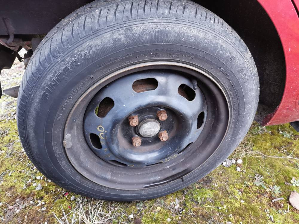 4X100 Nissan Micra 2013 Komplet stalowych felg R14 - Thumbnail 4