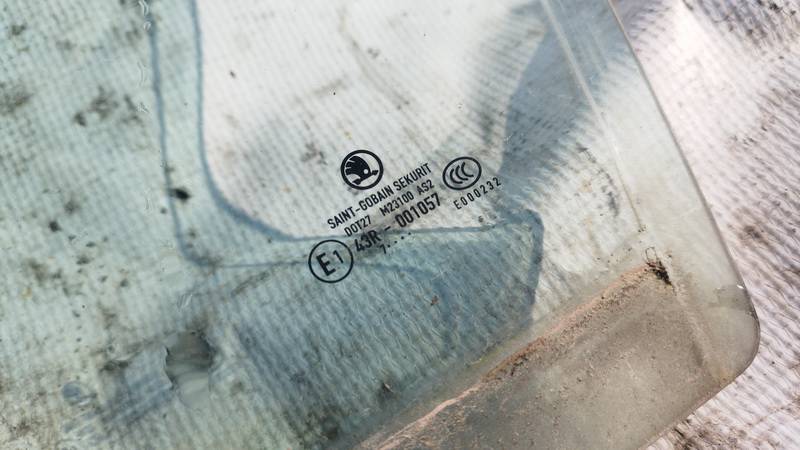 AS2 Skoda Fabia 2008 Door-Drop Glass - FRONT LEFT - Thumbnail 3