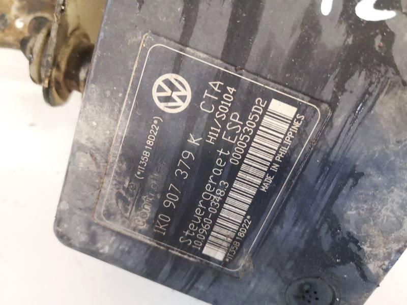 1K0907379K Skoda Octavia 2005 ABS Unit (ABS Brake Pump) - Thumbnail 2