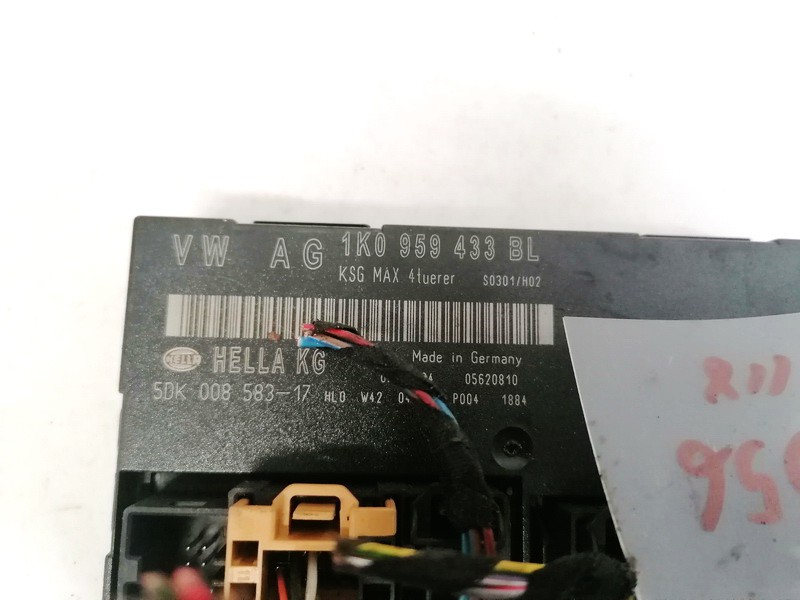 1K0959433BL Skoda Octavia 2004 Confort Contrôle Module - Thumbnail 3