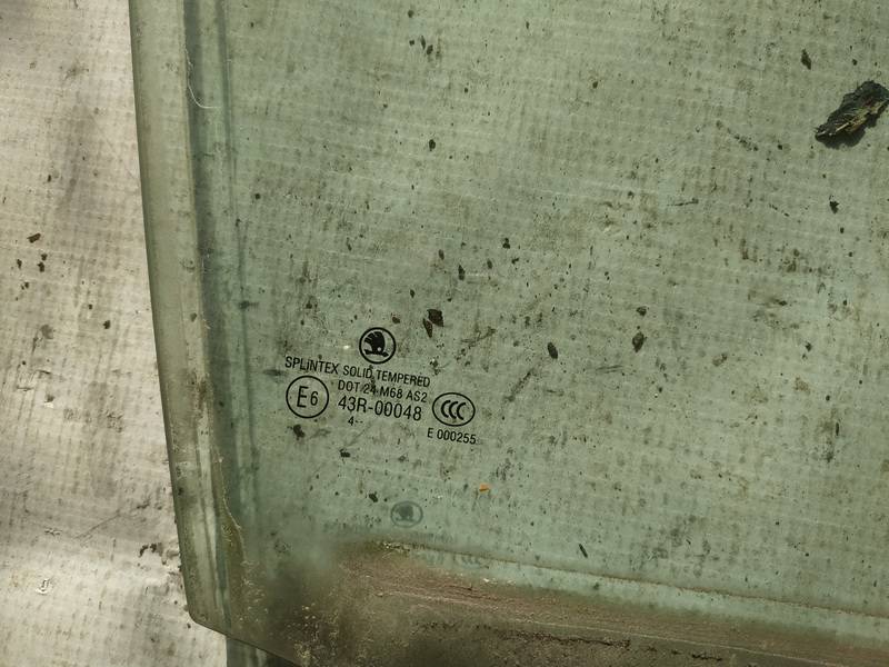 AS2 Skoda Fabia 2005 Door-Drop Glass - FRONT RIGHT - Thumbnail 2