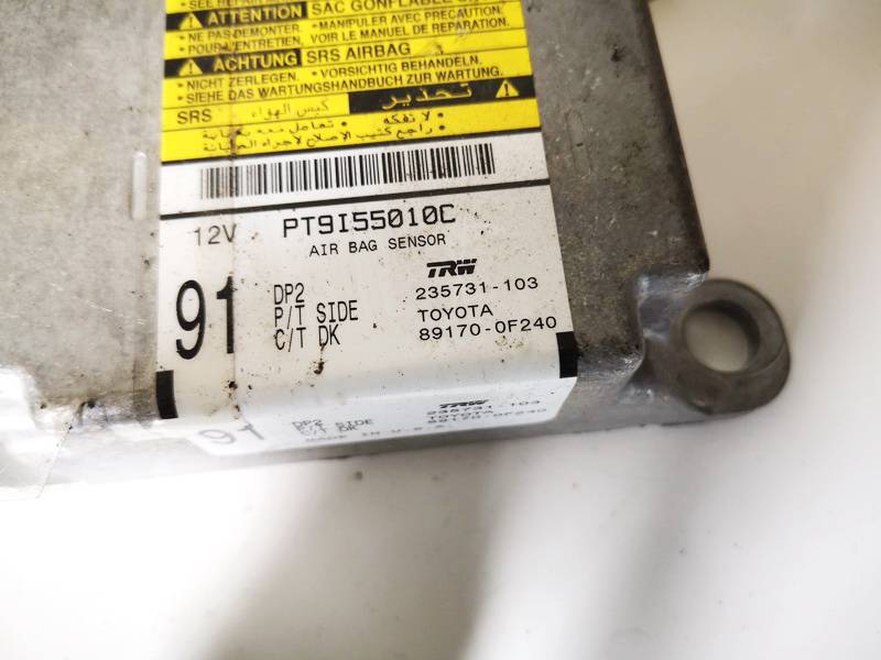 891700F240 Toyota Corolla Verso 2006 Airbag crash sensors module - Thumbnail 2