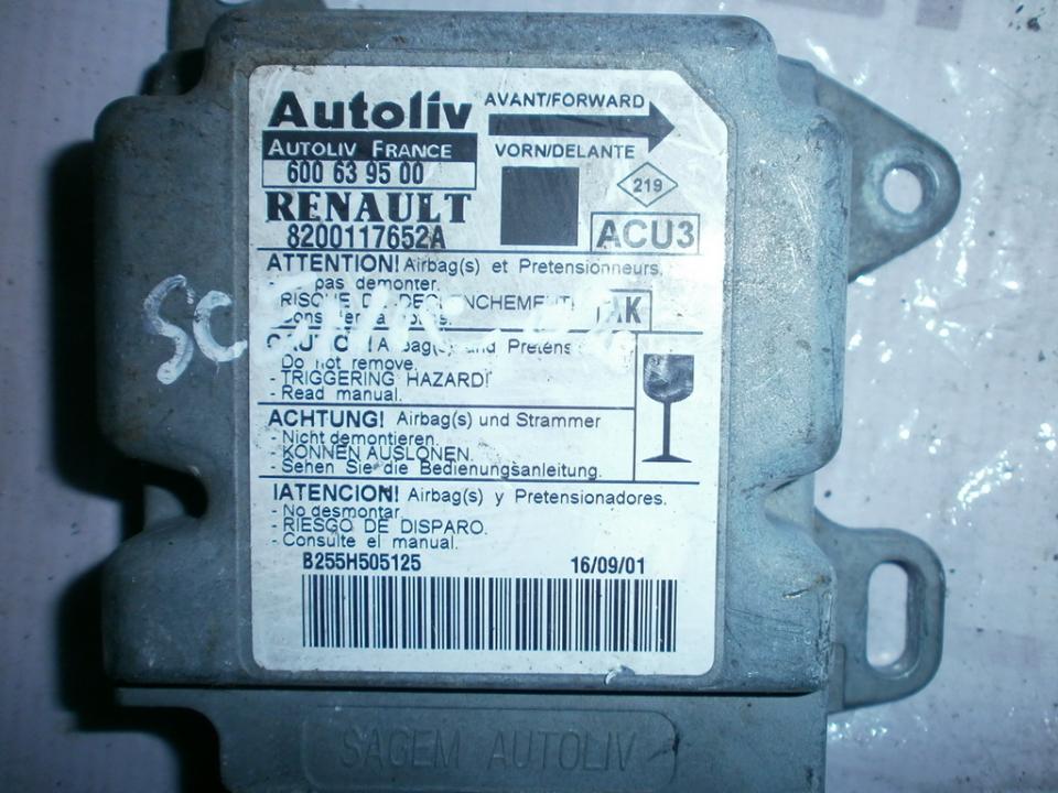 8200117652A Renault Scenic 2002 Airbag crash sensors module