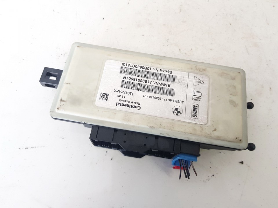 6577928018601 BMW 5-Series 2014 CALCULATEUR AIRBAG