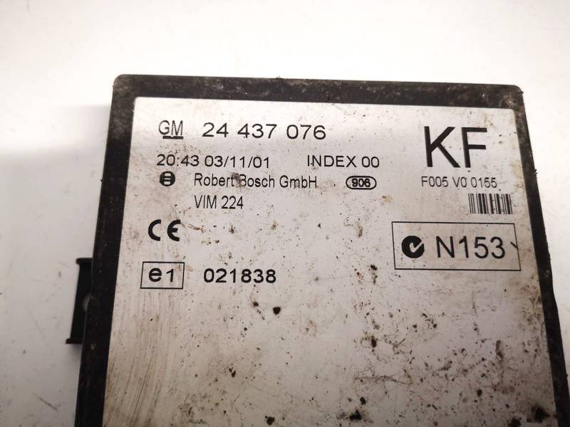 24437076 Opel Astra 2002 General Module Comfort Relay (Unit) - Thumbnail 2