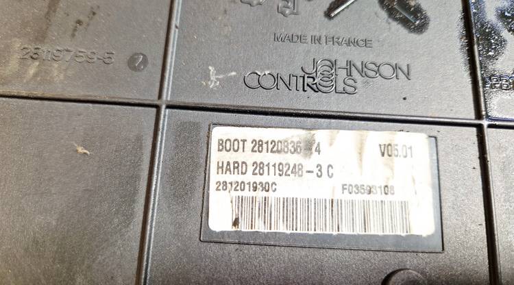 281208364 Citroen C5 2009 General Module Comfort Relay (Unit) - Thumbnail 3