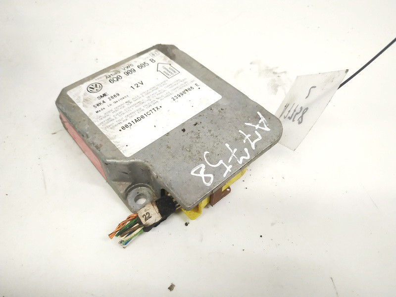 6Q0909605B Volkswagen Passat 1999 Airbag crash sensors module - Thumbnail 2