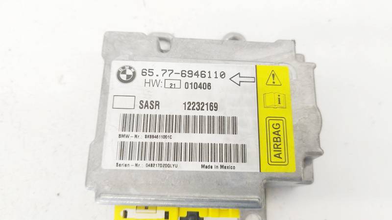 65776946110 BMW 7-Series 2004 Komputer SRS airbag – moduł sterujący poduszek powietrznych - Thumbnail 2