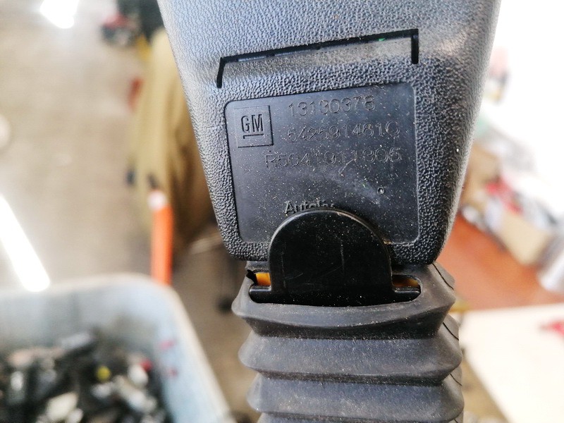 13130378 Opel Meriva 2006 Saugos dirzo sagtis (laikiklis) P.D. - Thumbnail 3