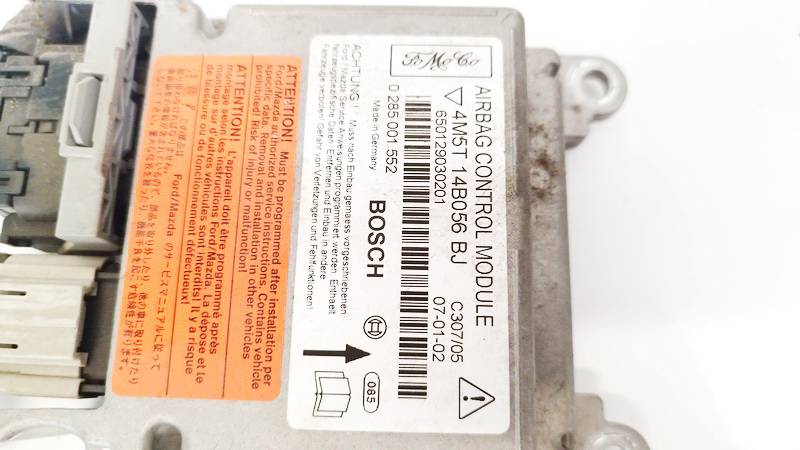 4M5T14B056BJ Ford Focus 2007 srs-turvatyynyn tietokone – turvatyynyn ohjausyksikkö - Thumbnail 2