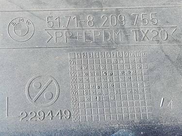 51718209755 BMW 3-Series 2003 Left Sill Moulding - Thumbnail 3