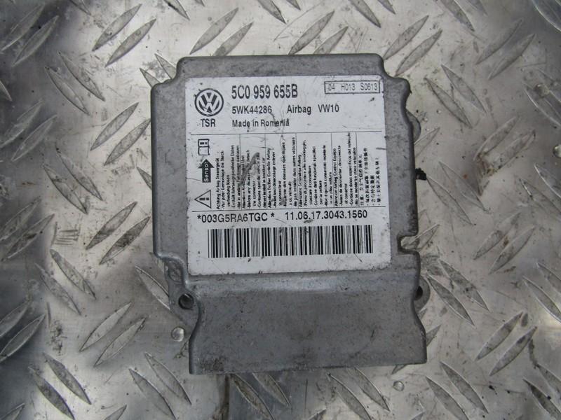 5C0959655B Volkswagen Golf 2011 Airbag crash sensors module