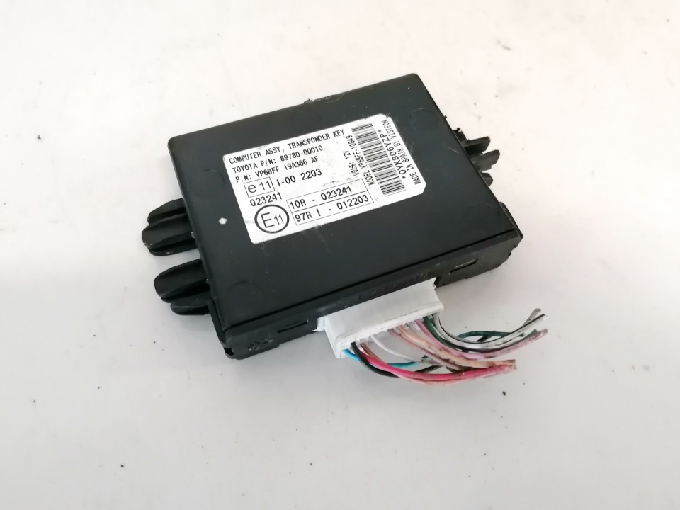 897800D010 Toyota Yaris 2006 dispositif dimmobilisation ecu