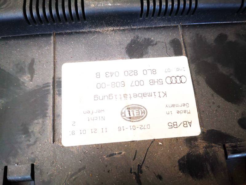 8L0820043B Audi A4 1997 Climate Control Panel (heater control switches) - Thumbnail 3