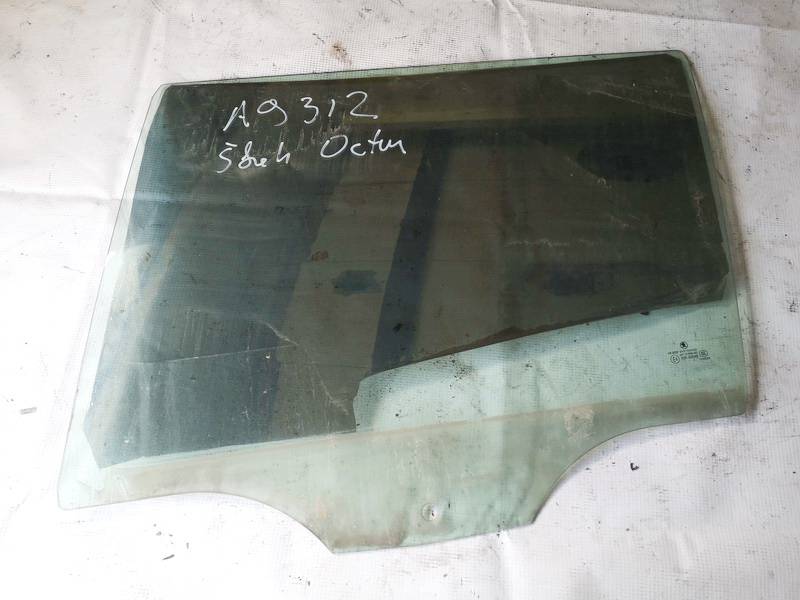 AS2 Skoda Octavia 2005 Szyba drzwi - TYLNE PRAWE