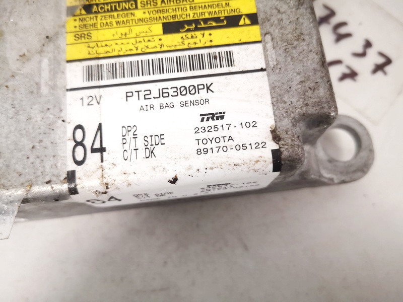 8917005122 Toyota Avensis 2003 Airbag crash sensors module - Thumbnail 2