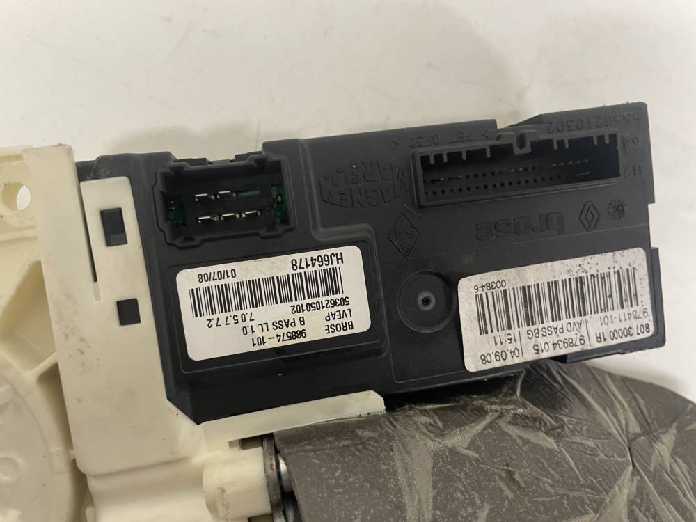 0130822331 Renault Laguna 2008 Fensterhebermotor Vorne Rechts - Thumbnail 3