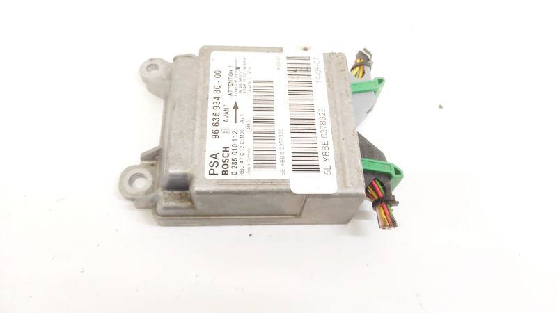 9663593480 Peugeot 207 2007 Airbag crash sensors module