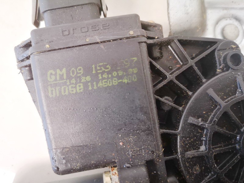 09153597 Opel Vectra 1999 Durvju loga pacēlāja motors - PRIEKŠA PA KREISI - Thumbnail 2