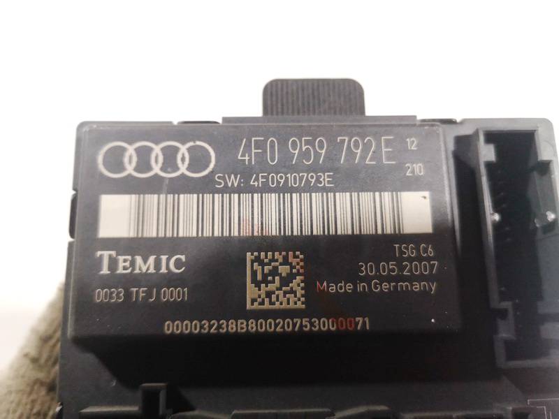 4F0959792E Audi A6 2007 Moduł sterowania drzwiami - Thumbnail 3