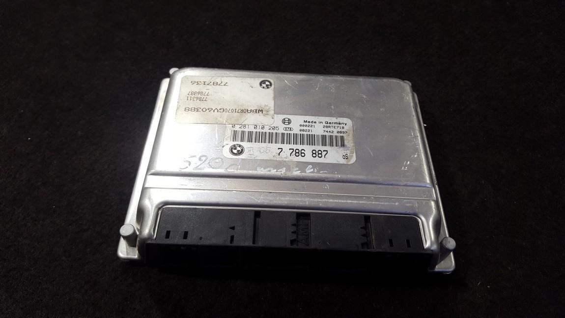 0281010205 BMW 5-Series 2002 Komputer silnika