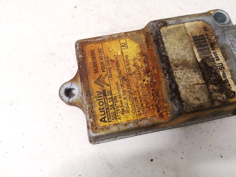 9630806380 Citroen Xsara 1999 Airbag crash sensors module - Thumbnail 2