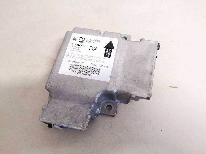 13170589 Opel Vectra 2003 SRS gaisa spilvena dators – gaisa spilvenu vadības bloks