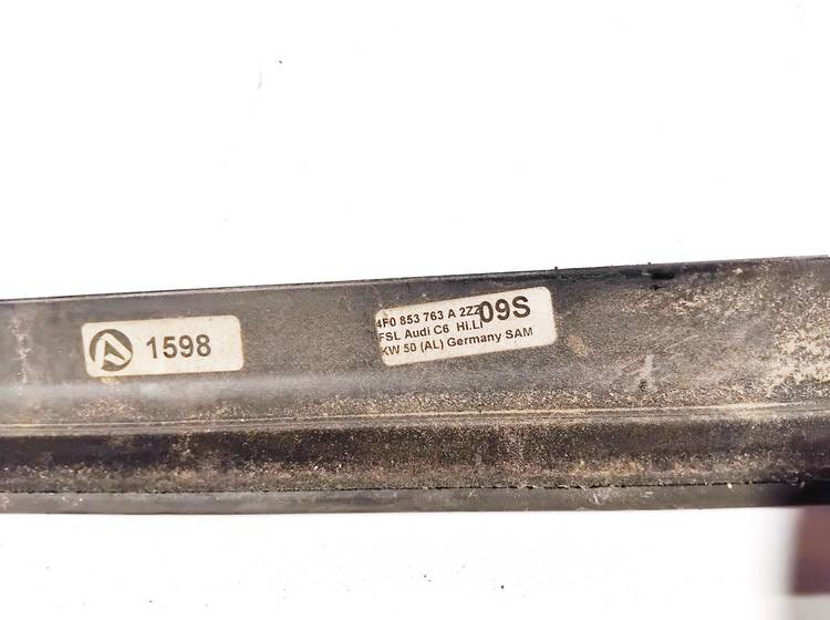 4F0853763A Audi A6 2007 Glass Trim Molding-weatherstripping - REAR LEFT - Thumbnail 3