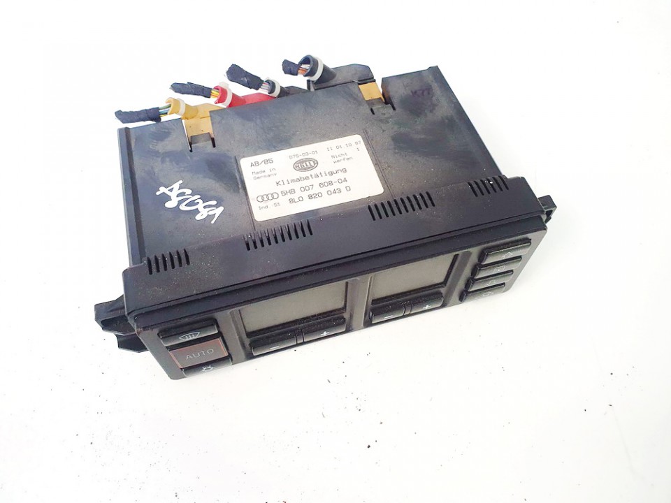 8L0820043D Audi A3 1997 Klimata vadības panelis (sildītāja vadības slēdži) - Thumbnail 2