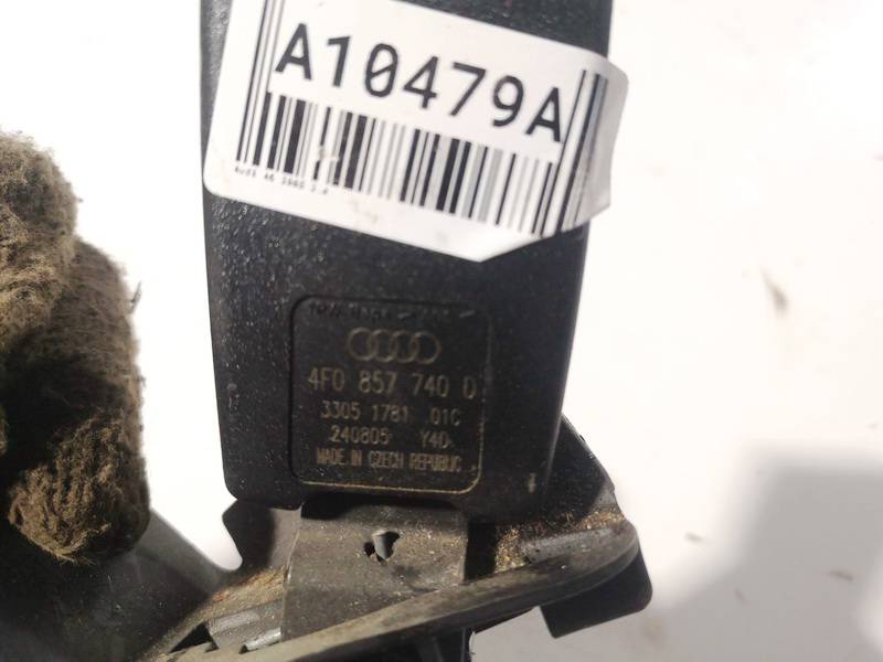 4F0857740D Audi A6 2005 Drošības jostas sprādze (turētājs) - AIZMUGURE PA LABI - Thumbnail 3