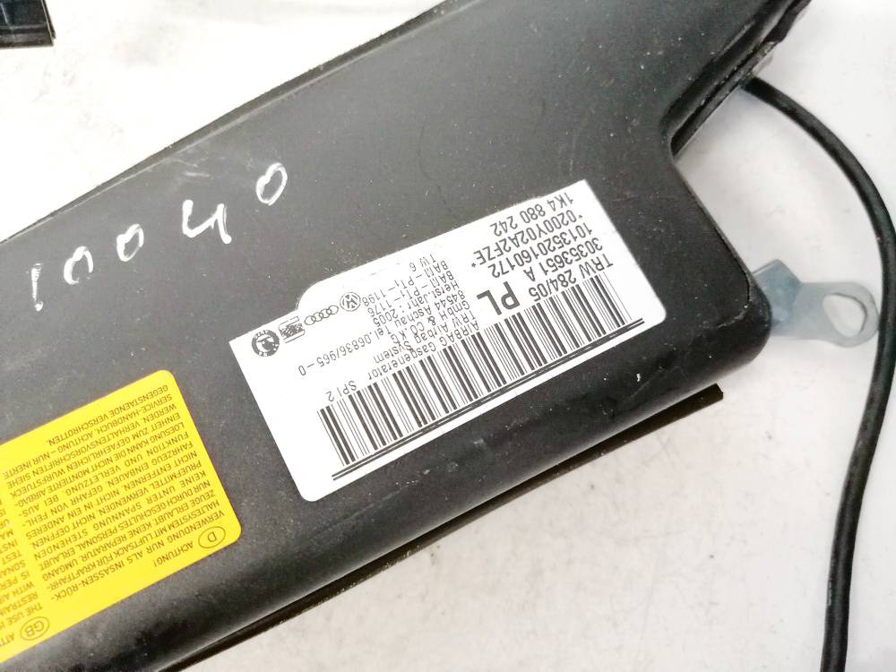 1K4880242 Seat Altea 2005 Seat AIRBAG - Thumbnail 3