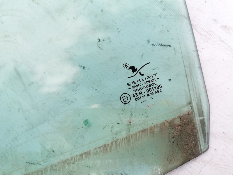 SAAB 9-3 2003 Door-Drop Glass - REAR LEFT - Thumbnail 2