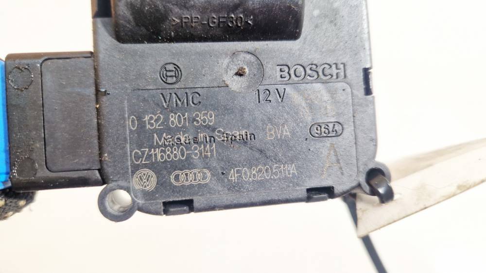 4F0820511A Audi A6 2005 Heater Vent Flap Control Actuator Motor - Thumbnail 2